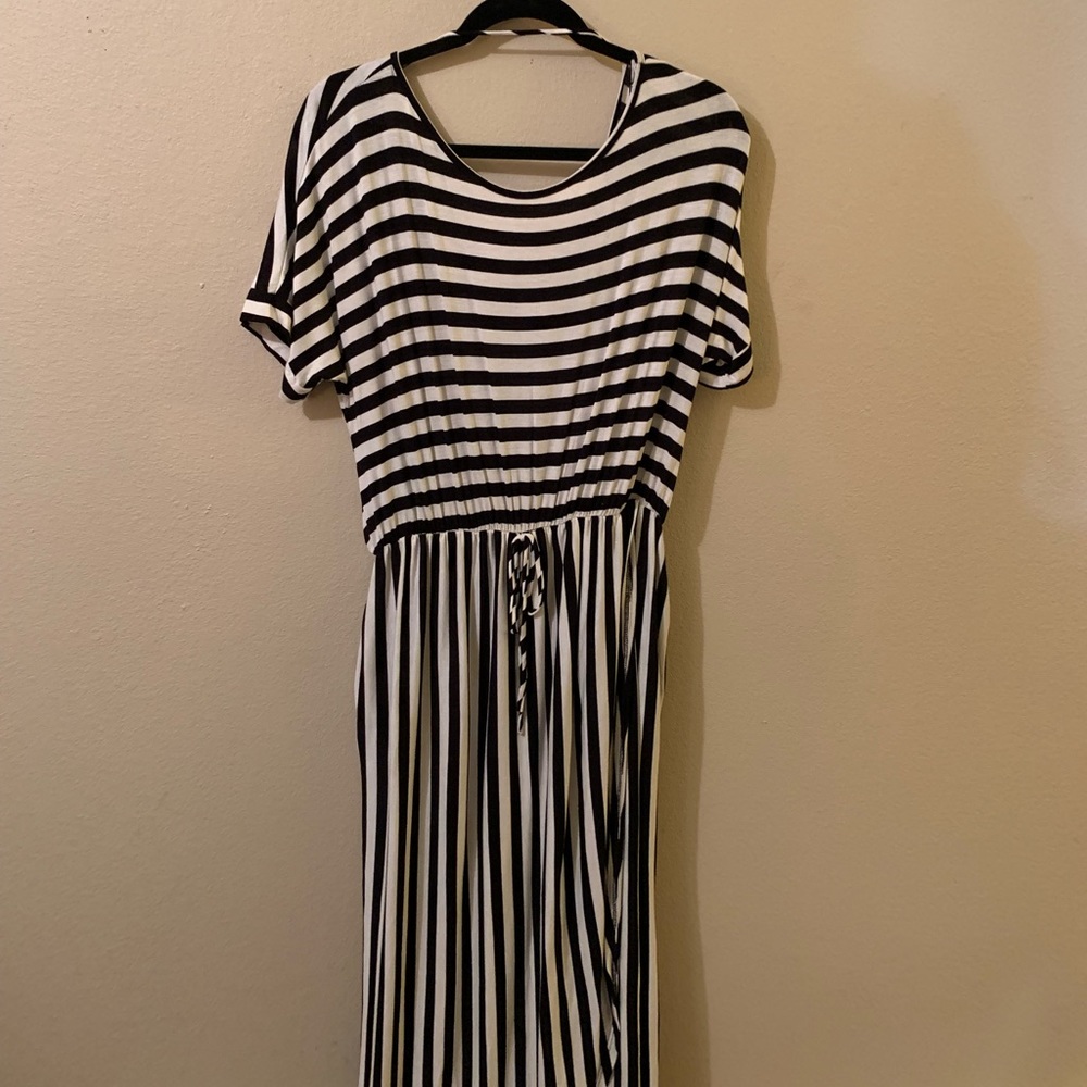 Annabelle stripe maxi dress